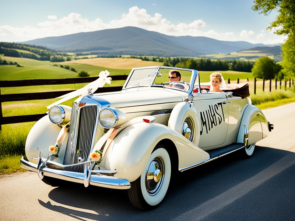vintage-hääauto
